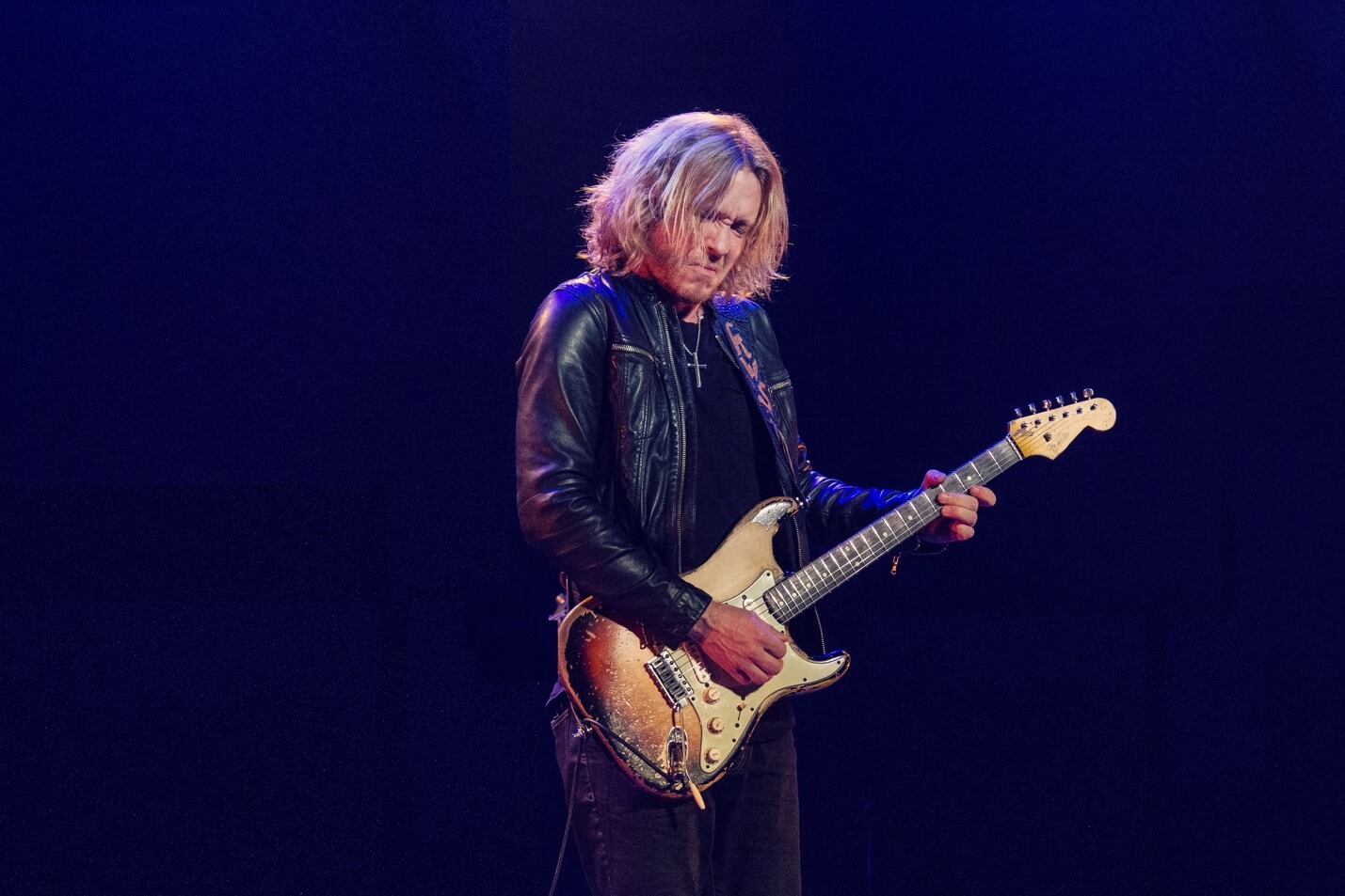 Kenny Wayne Shepherd performing on tour